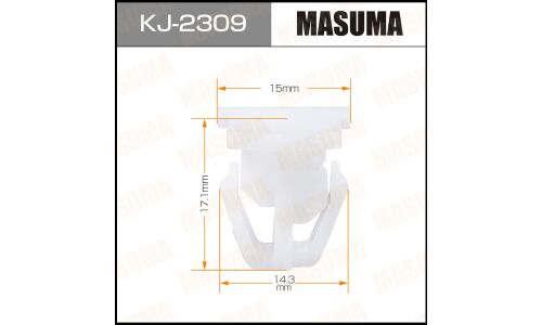 Клипса крепежная Masuma KJ-2309 (OEM 75305-SM4-A01)