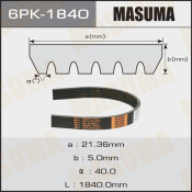 Ремень ручейковый Masuma 6PK-1840