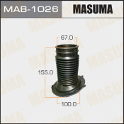 Пыльник амортизатора Masuma, арт. MAB-1026 Пыльник амортизатора Masuma, арт. MAB-1026