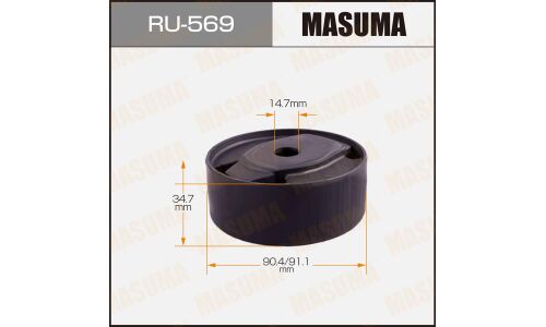 Подушка крепления заднего редуктора Masuma, задняя, для Lexus NX200, Toyota Auris / Blade / Rumion / Harrier/ Mark X ZIO / RAV4 / Vanguard, арт. RU-569