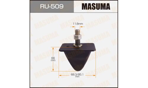 Отбойник заднего верхнего рычага Masuma, для Mitsubishi Montero / Pajero, арт. RU-509