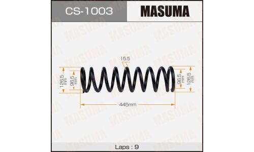 Пружина подвески Masuma, передняя, арт. CS-1003