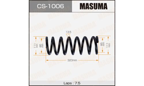 Пружина подвески Masuma, передняя, арт. CS-1006