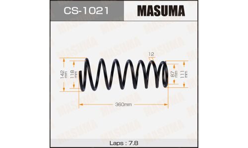 Пружина подвески Masuma, задняя, арт. CS-1021