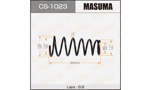 Пружина подвески Masuma, задняя, арт. CS-1023