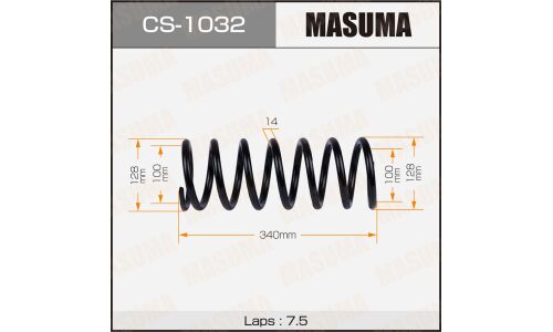 Пружина подвески Masuma, задняя, арт. CS-1032