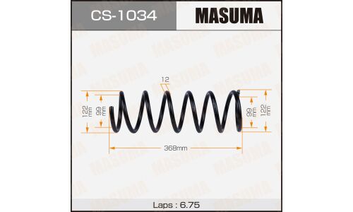 Пружина подвески Masuma, задняя, арт. CS-1034