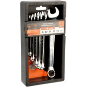Набор комбинированных ключей Автодело в футляре, от 8мм до 17мм, комплект 6 предметов, арт. 36060 Professional Набор комбинированных ключей Автодело в футляре, от 8мм до 17мм, комплект 6 предметов, арт. 36060 Professional