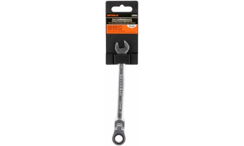 Ключ комбинированный Автодело, 10мм, шарнирный, с трещоткой, арт. АД-30210