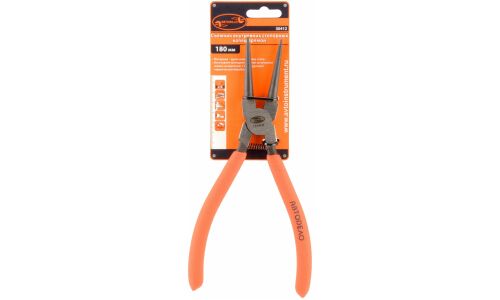 Съёмник стопорных колец Автодело, на зажим, прямой, длина 180мм, арт. АД-30412