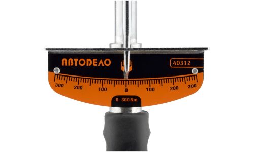 Ключ динамометрический Автодело, стрелочный, 0-300Нм, длина 512мм, под квадрат 1/2", арт. 40312