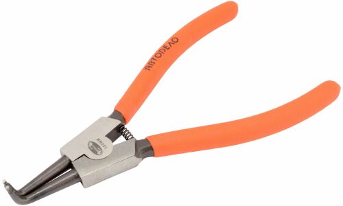 Съёмник стопорных колец Автодело, на разжим, изогнутый, длина 180мм, арт. АД-30411