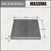 Фильтр салонный Masuma угольный, арт. MC-E4004CL Фильтр салонный Masuma угольный, арт. MC-E4004CL