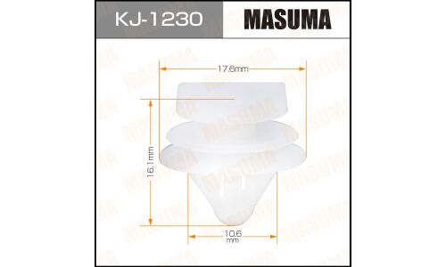 Клипса крепёжная деталей салона Masuma, для Lexus, Toyota, арт. KJ-1230