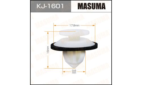 Клипса крепёжная деталей кузова Masuma, для Nissan, арт. KJ-1601