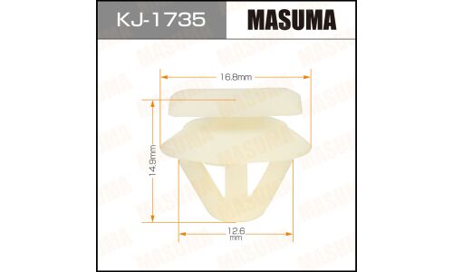 Клипса крепёжная накладок дверей Masuma, для Mazda, арт. KJ-1735