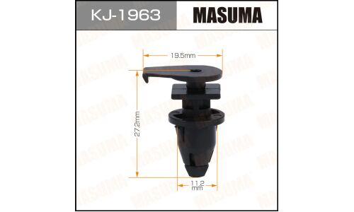 Клипса крепёжная планки под фарой Masuma, для Subaru, арт. KJ-1963