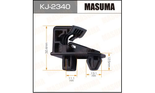 Клипса крепёжная бампера Masuma, для Lexus, Toyota, арт. KJ-2340