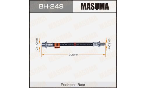 Шланг тормозной Masuma для Toyota Ipsum, задний, арт. BH-249