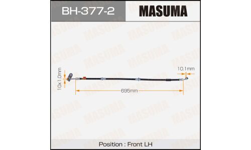 Шланг тормозной Masuma для Suzuki Escudo, передний, левый, арт. BH-377-2