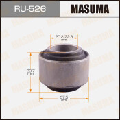 Сайлентблок Masuma, для Nissan Primera, арт. RU-526