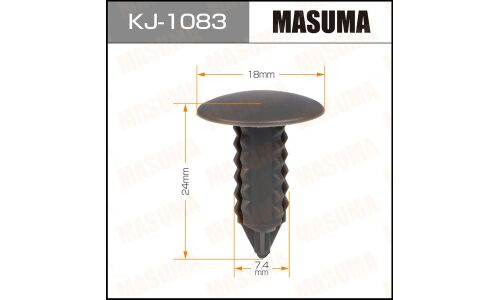 Клипса крепёжная обшивки багажника Masuma, для Toyota, арт. KJ-1083