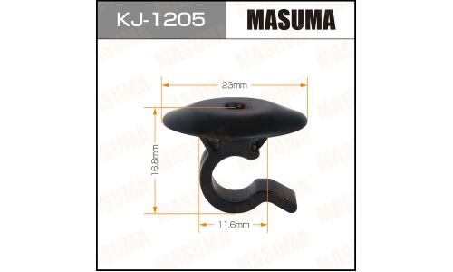 Клипса крепежная Masuma KJ-1205 (OEM 90467-12043)