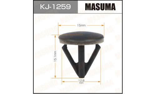 Клипса крепежная Masuma KJ-1259 (OEM 90467-14047)
