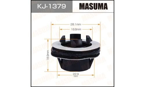 Клипса крепежная Masuma KJ-1379 (OEM 90467-23011)