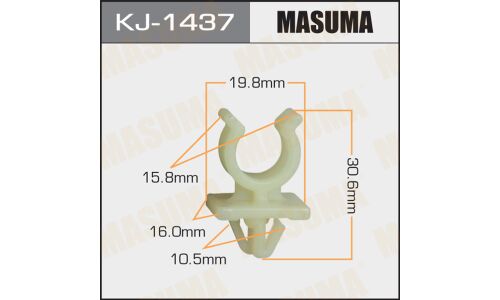 Клипса крепежная Masuma KJ-1437 (OEM 90467-11058)