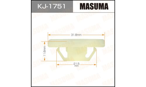 Клипса крепежная Masuma KJ-1751 (OEM B455-68-719A)