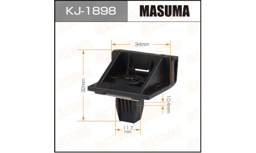 Клипса крепёжная бампера Masuma, для Honda, арт. KJ-1898