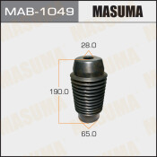 Пыльник амортизатора Masuma, арт. MAB-1049 Пыльник амортизатора Masuma, арт. MAB-1049