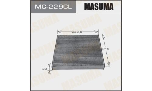 Фильтр салонный Masuma AC-106E угольный, арт. MC-229CL
