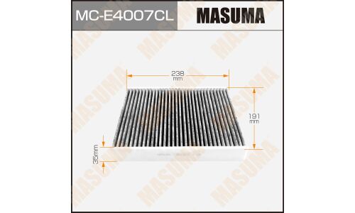 Фильтр салонный Masuma угольный, арт. MC-E4007CL
