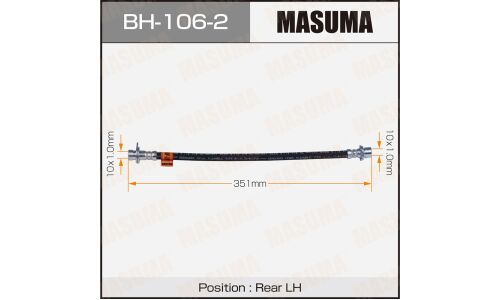Шланг тормозной Masuma для Toyota Carina / Caldina / Corona Premio, задний, левый, арт. BH-106-2