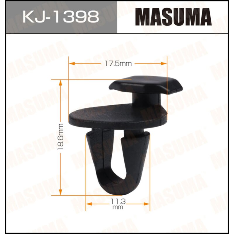 

Клипса крепежная MASUMA KJ-1398 (OEM 53891-30010