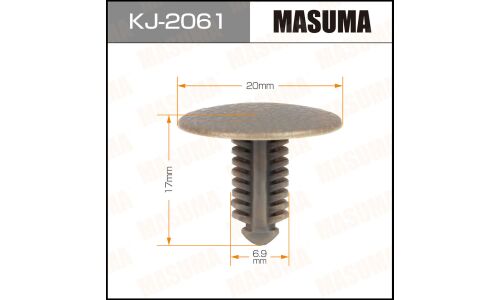 Клипса крепёжная обшивки салона Masuma, для Mazda, арт. KJ-2061