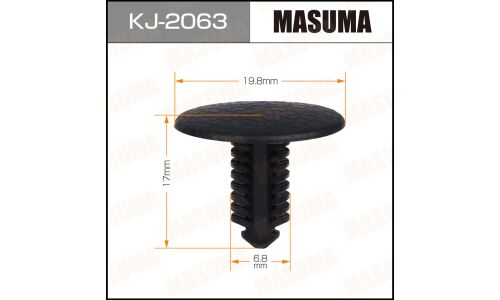 Клипса крепёжная обшивки салона Masuma, для Mazda, арт. KJ-2063