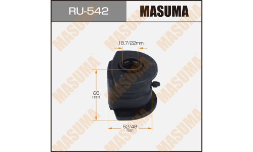 Сайлентблок Masuma, арт. RU-542