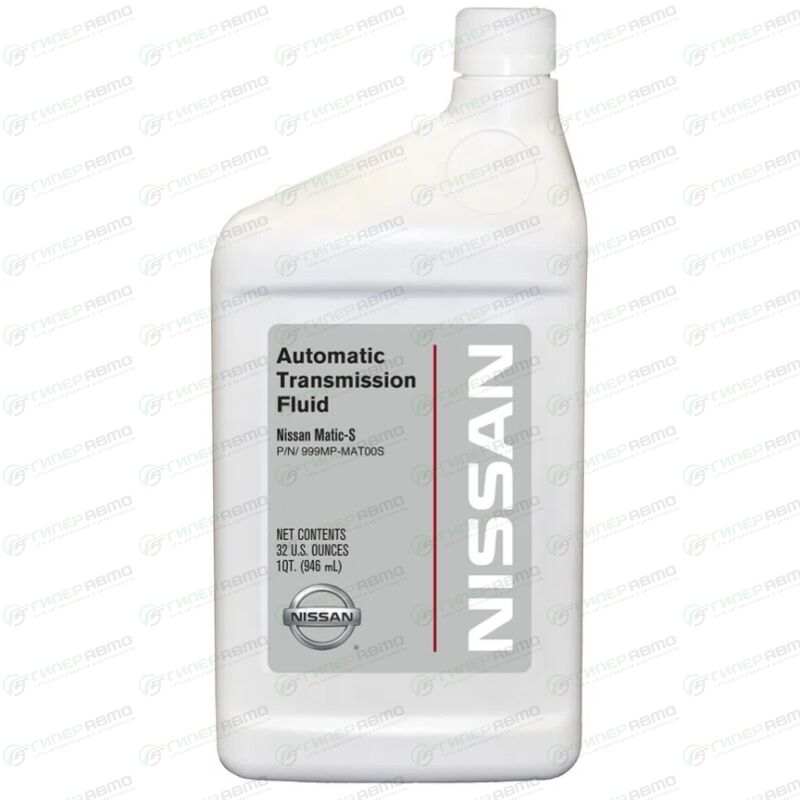 Масло трансмиссионное Nissan ATF Matic-S, для АКПП, 946мл, арт. 999MP ...