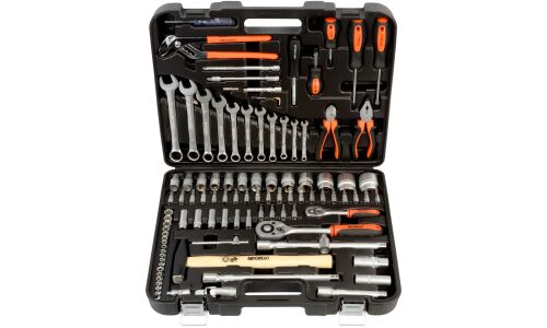 Набор инструментов Автодело, под размеры 1/2" и 1/4", комплект 101 предмет, арт. 39899