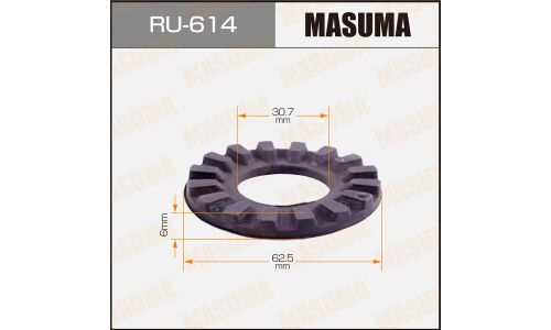 Шайба-прокладка переднего нижнего рычага Masuma, резиновая, для Subaru Forester / Impreza / Legacy, арт. RU-614