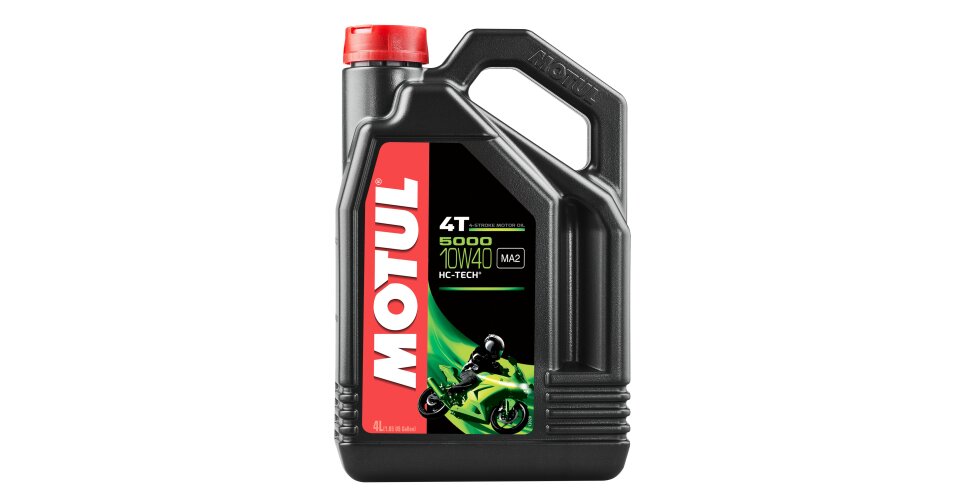 Масло для мотоциклов MOTUL 5000 10w40 полусинтетическое, API SL, JASO ...