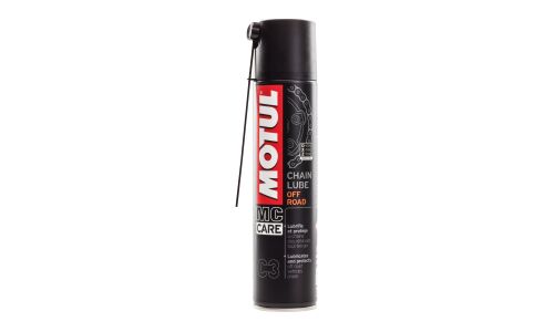 Смазка аэрозольная MOTUL MC Care® C3 Chain Lube Off Road для цепей, антикоррозийная, баллон 400мл, арт. 102982