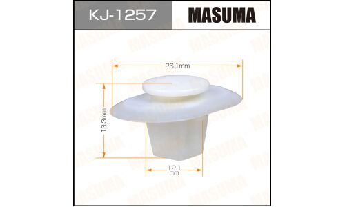 Клипса крепёжная деталей кузова Masuma, для Lexus, Toyota, арт. KJ-1257