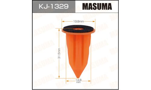 Клипса крепежная Masuma KJ-1329 (OEM 90189-06218)