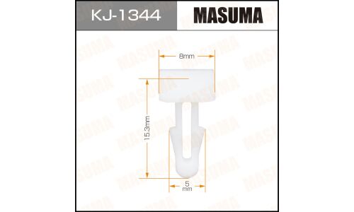 Клипса крепежная Masuma KJ-1344 (OEM 90467-06132)