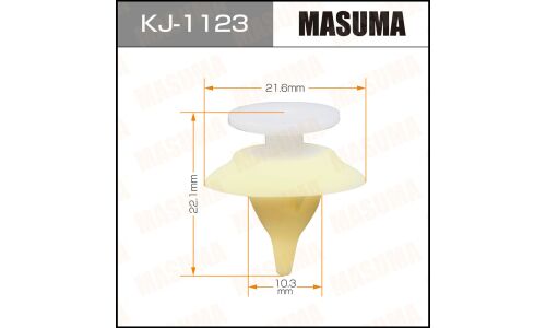 Клипса крепежная Masuma KJ-1123 (OEM 90467-10128)