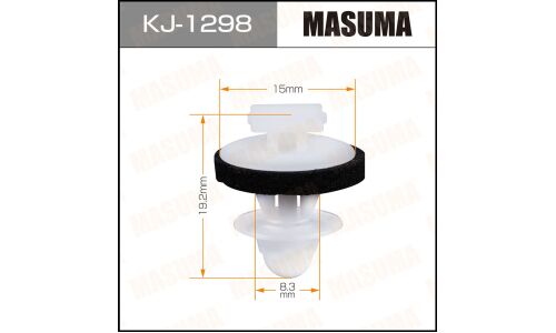 Клипса крепёжная накладок дверей Masuma, для Toyota, арт. KJ-1298